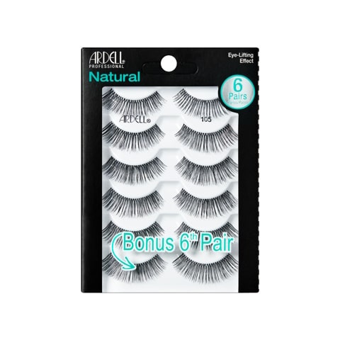 Multipack Natural 105 Black - 6 pairs