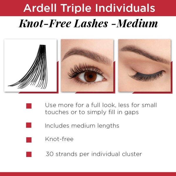 Triple Individuals Knot-Free Medium Black - Afbeelding 3